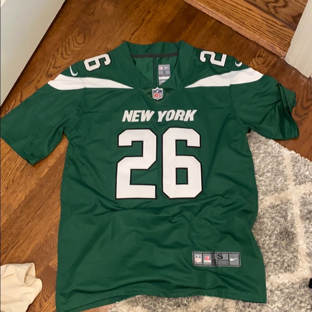 Men’s Jets Jersey (Bell) color green size small
